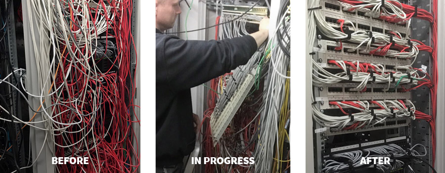 Data Cabinets And Cable Management Solutions Precise Electrical Data Contractors